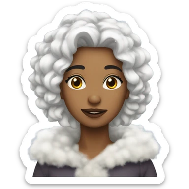 Snow pretty flakey gorgeous sticker