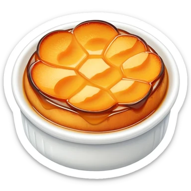 Sweet potato brulee  sticker