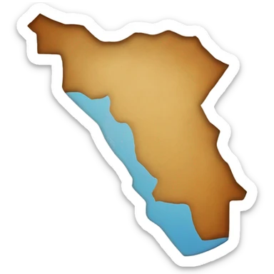 Tunisian maps sticker