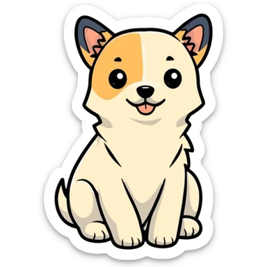 My dog jam  sticker