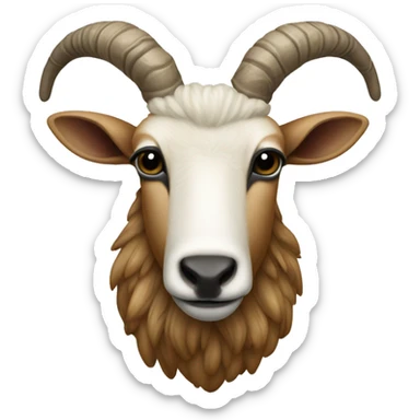 Ovis canadensis nelsoni with ornament sticker