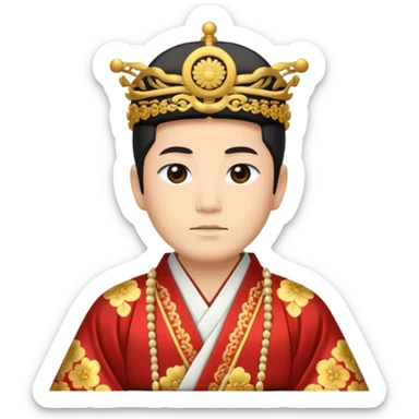 japanese emperor sticker