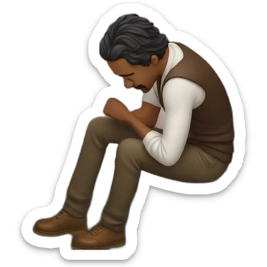 Actor bowing out the public sticker