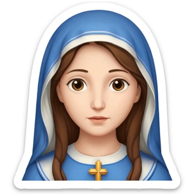 mother mary sticker