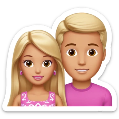 Barbie Ken sticker