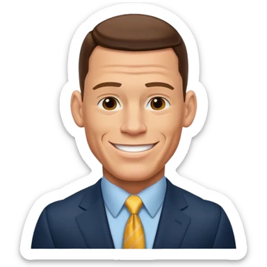 john cena in suit sticker