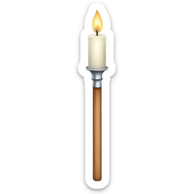 Long candle lighter sticker