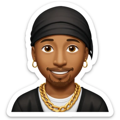 Tupac sticker