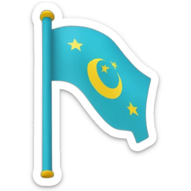 Crimean Tatar flag sticker