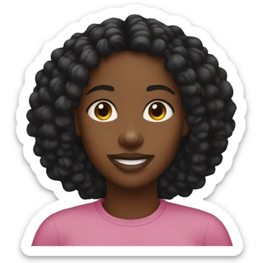 black girl podcast sticker