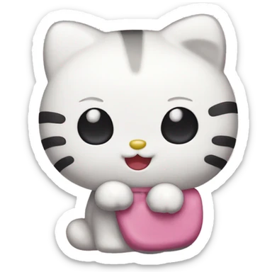 Hello kitty sanrio cat sticker