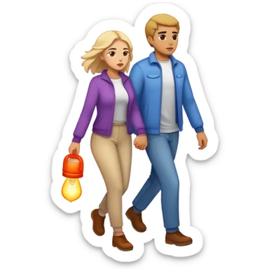 Two Strangers, Wild Night: fully 

closeup

walk in

unexpected

heated

intense sticker