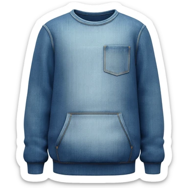 sweatshirt denim sticker