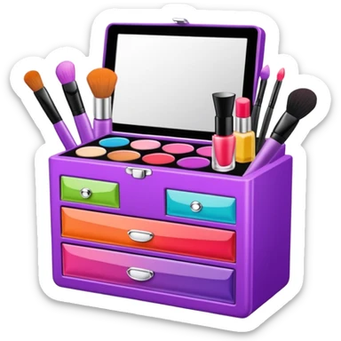 makeup kit sticker