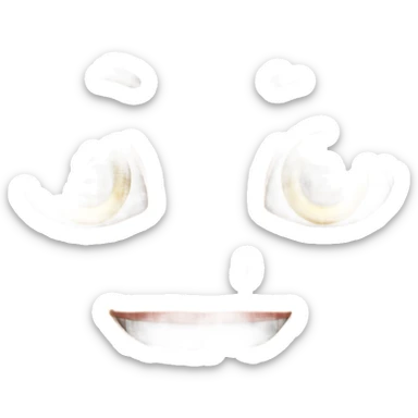 Three girls with pig noses smiling sticker