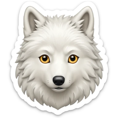 Arctic wolf sticker