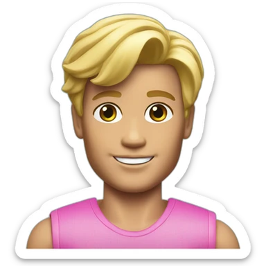 Barbie ken ken sticker
