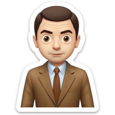 Mr Bean sticker
