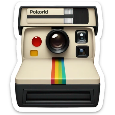 Polaroid sticker