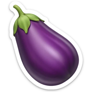 eggplant sticker