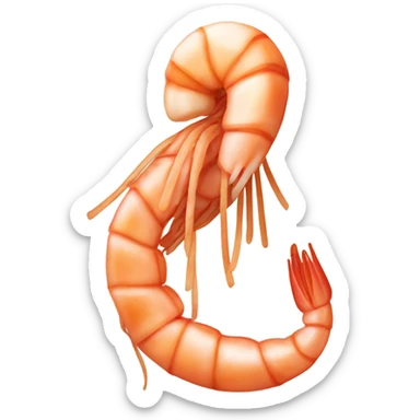 Linguini shrimp  sticker