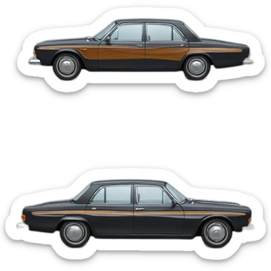 Volga Gaz 24 Russian sedan sticker
