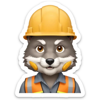 Es un lobo, líder que es el maestro constructor de la manada, y realiza muchos trabajos para acondicionar las casas y oficinas sticker