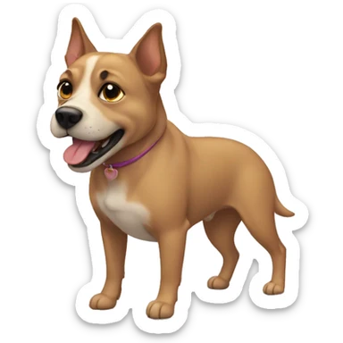 Dog gay sticker