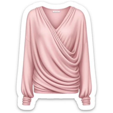 Powder pink cashmere top sticker