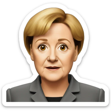 Angela Merkel alt sticker
