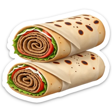 doner roll sticker