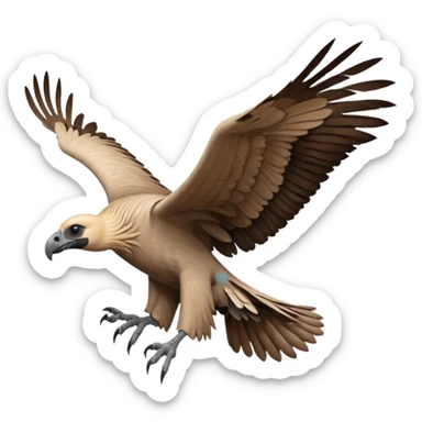 Cape vulture flying  sticker