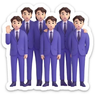 SS501 group portrait sticker