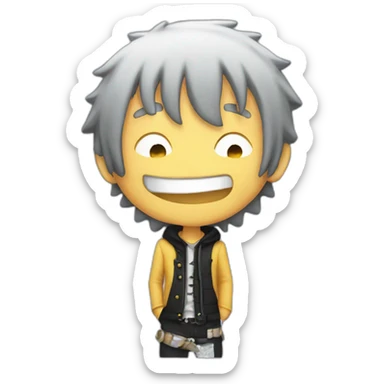 Trafalgar D Water law sticker