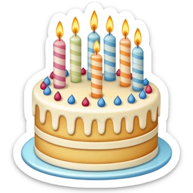 Birthday sticker