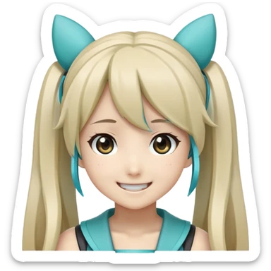 Hatsune Miku Farts sticker