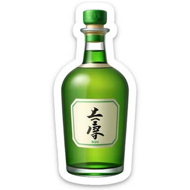 korea soju sticker