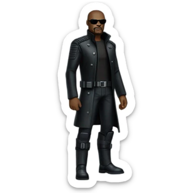 nick fury fullbody sticker