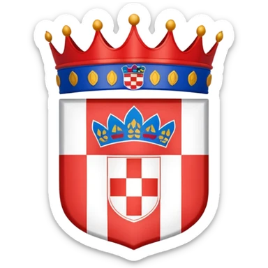 Croatia flag sticker
