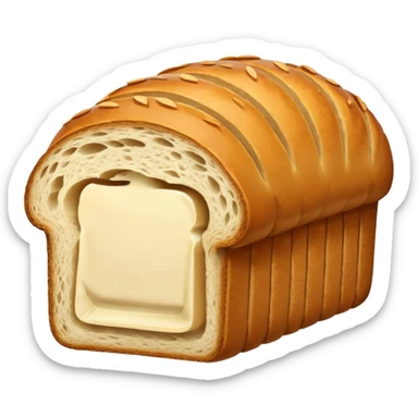 i dont need any hole or butter just simple bread load sliced  sticker