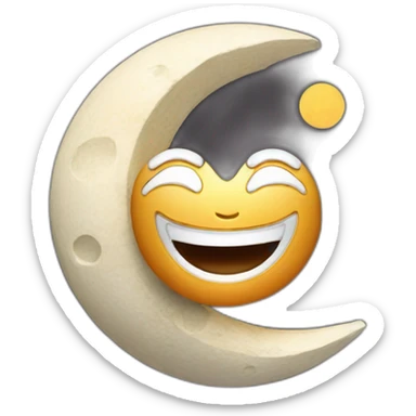 bitcoin to the moon sticker