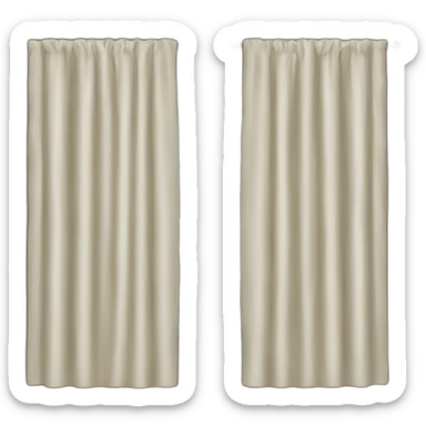 curtains sticker