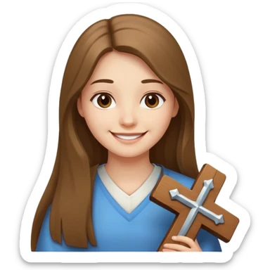 Emoji mocinhas cristãs  sticker