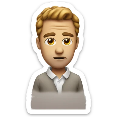 emoji making a side eyeing face with a weird look sticker