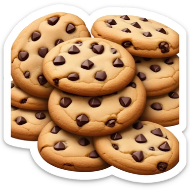 Pile of cookies sticker