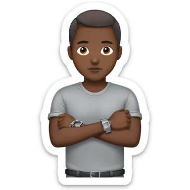 handcuffed person sticker