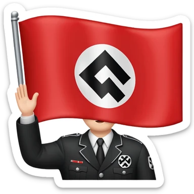 Nazi almayası sticker