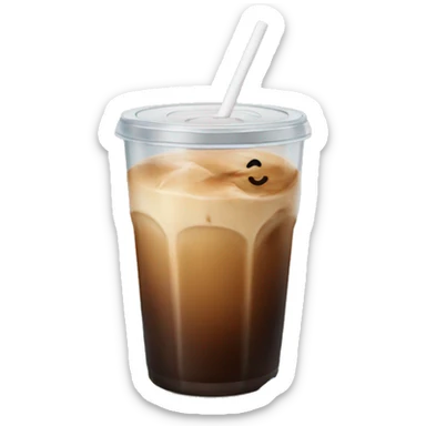 Iced coffee sticker