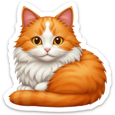 Cat chilling sticker