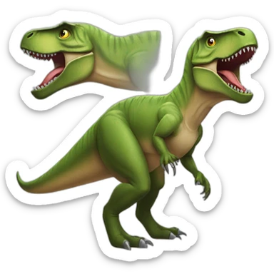 Trex Jurassic sticker